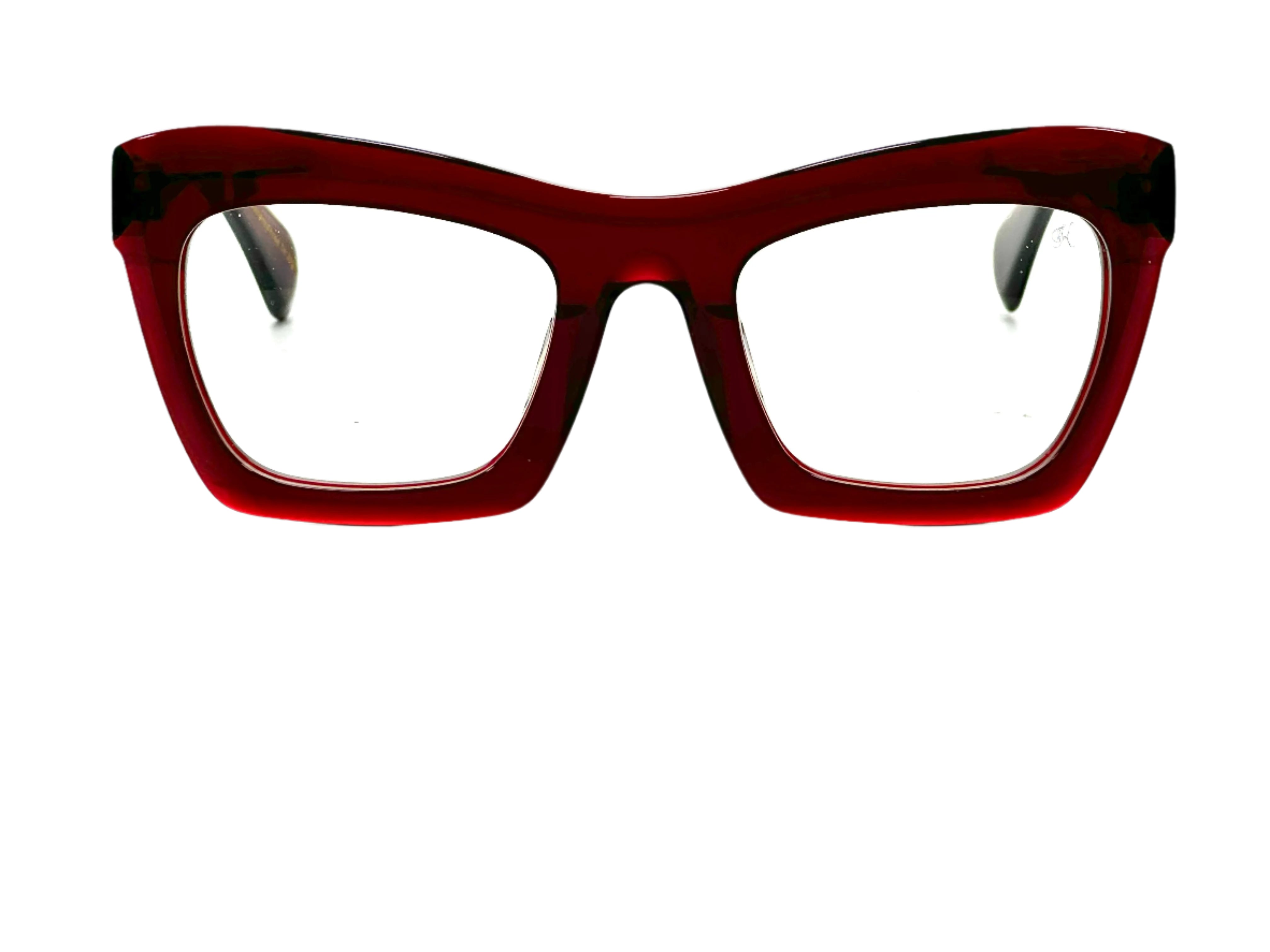 AGENT Optical Frames -
Acetate Optical Frames - U Fit Bridge Glasses - Profile View of Kazoku Lunettes AGENT Eyewear Frame