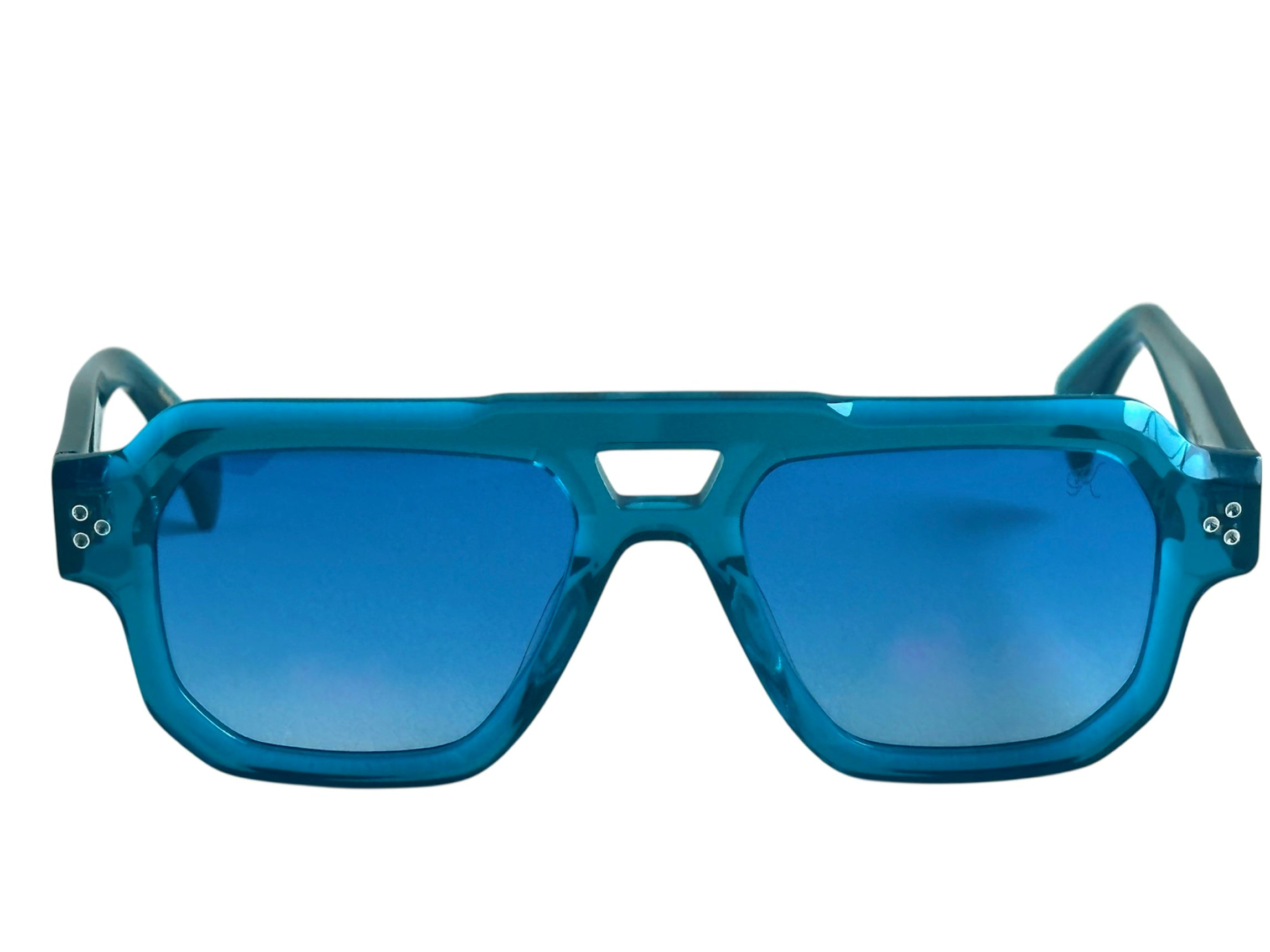 polarized acetate sunglasses - gradient lens sunglasses - U-fit bridge sunglasses