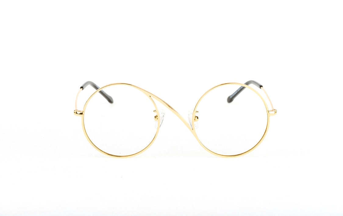 Daydreamer Premium 18k gold-plated glasses with adjustable nose pads - How anti-reflection coating reduces glare on metal frame glasses