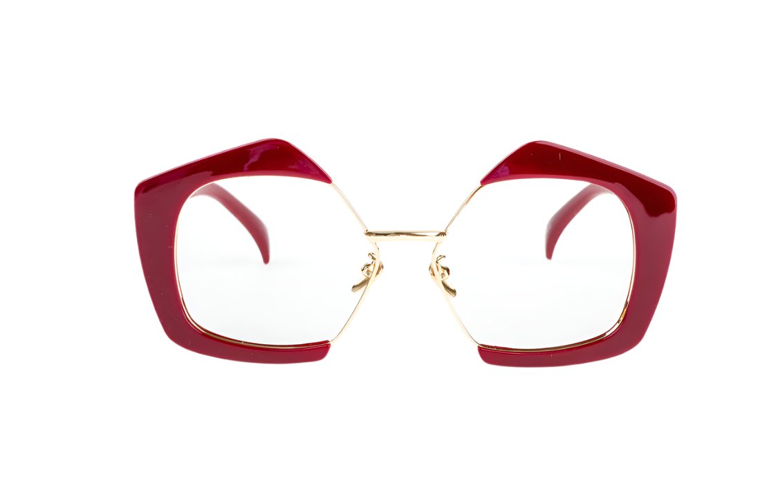 Hangover Gradient lenses transitioning from light to dark in glasses - Silicone nose pads preventing glasses from slipping down