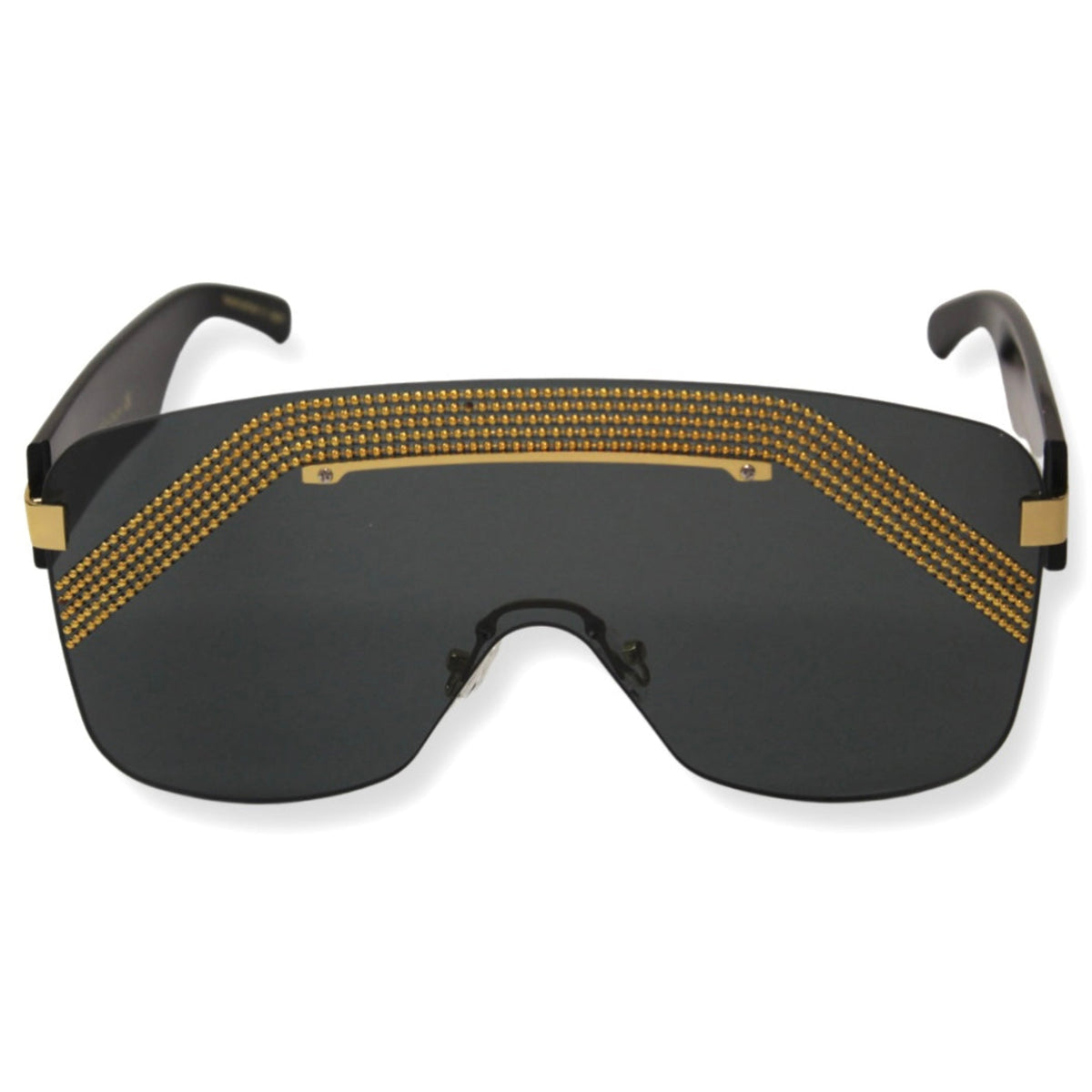 Kazoku Lunettes: Relentless Oversized Shield Sunglasses display picture 1