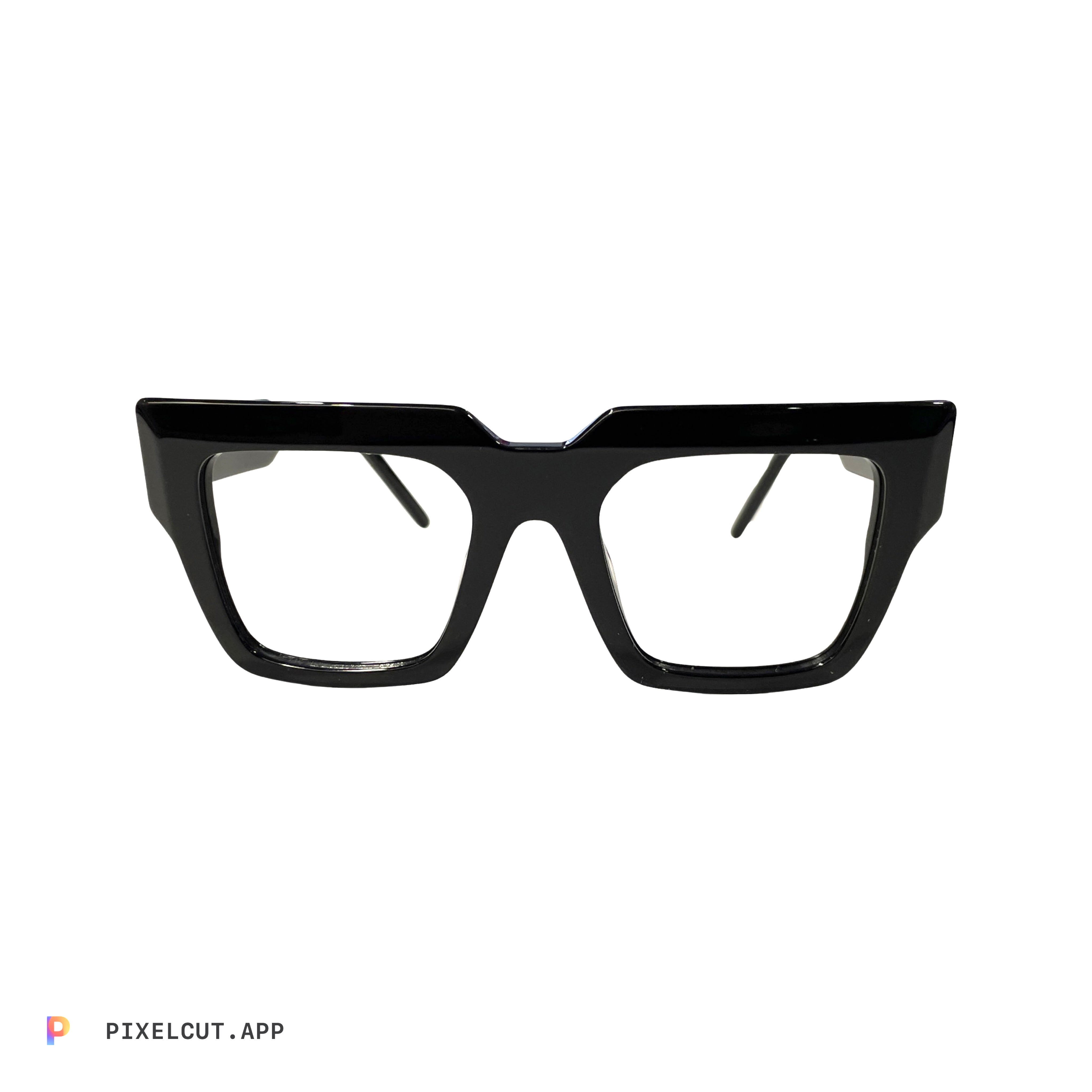 A pair of black framed glasses - cartier optical glasses - optical glasses near me - prescription safety glasses
