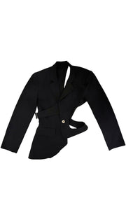 black blazer with gold buttons -
navy blazer gold buttons-
3 4 sleeve blazer-
puff sleeve blazer