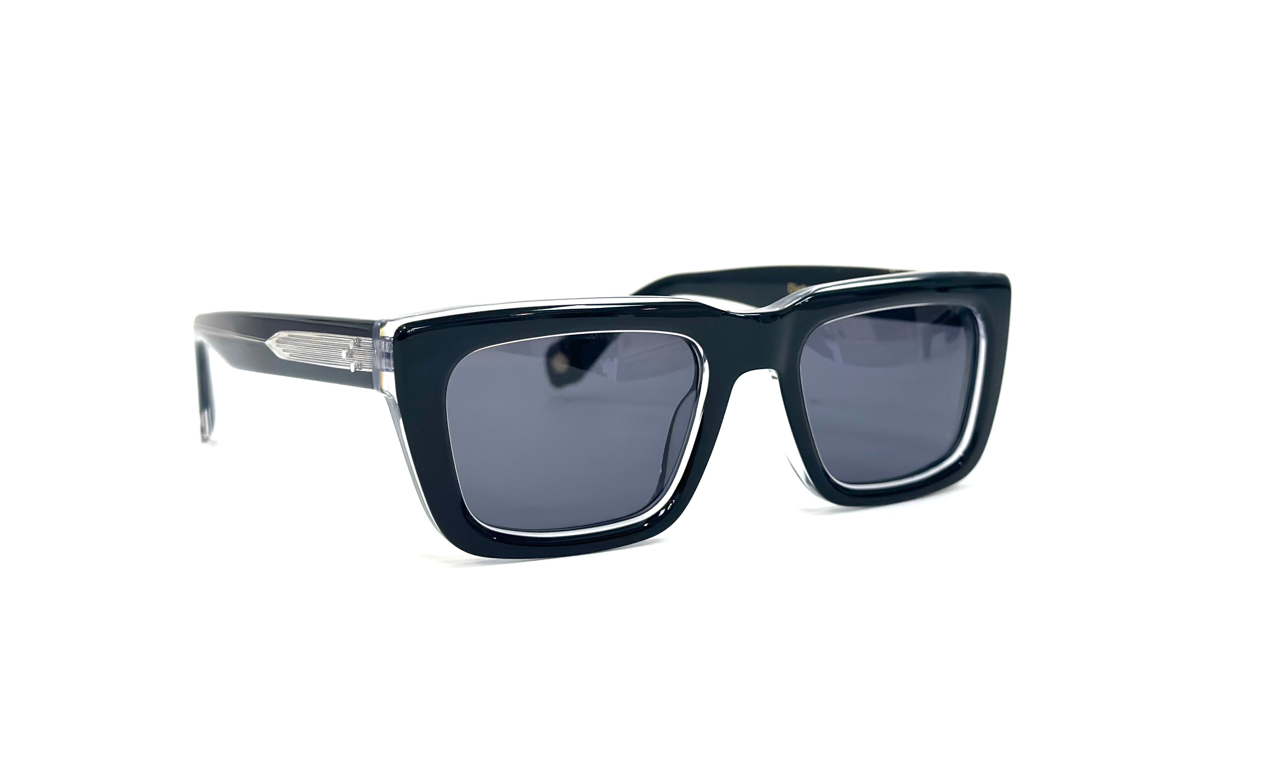 Unisex DIEHARD eyewear from Kazoku Lunettes - DIEHARD sunglasses folded showing hinge detail
