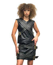 diamond stitch leather vest-
custom made motorcycle vest-
leather jacket under -
custom biker vest maker