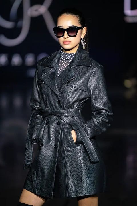 patent leather trench coat - long black leather trench coat
