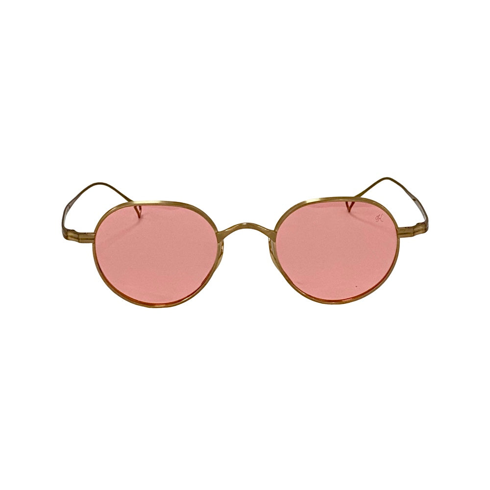 TEMPLE sunglasses floating in hand to show weightlessness - Man in titanium sunglasses with an anti-glare laptop screen - sleek titanium temple design