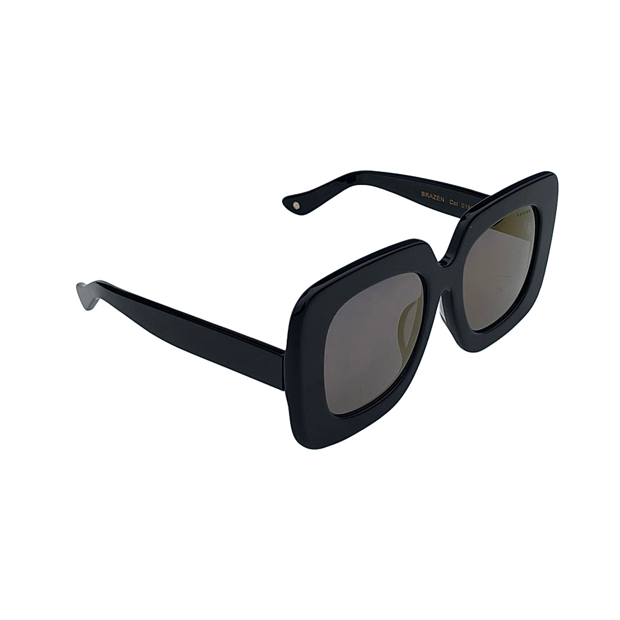 A top-down view of the classic Brazen frame shape - Statement Sunglasses - Durable CR39 Lenses - Japanese Style Glasses