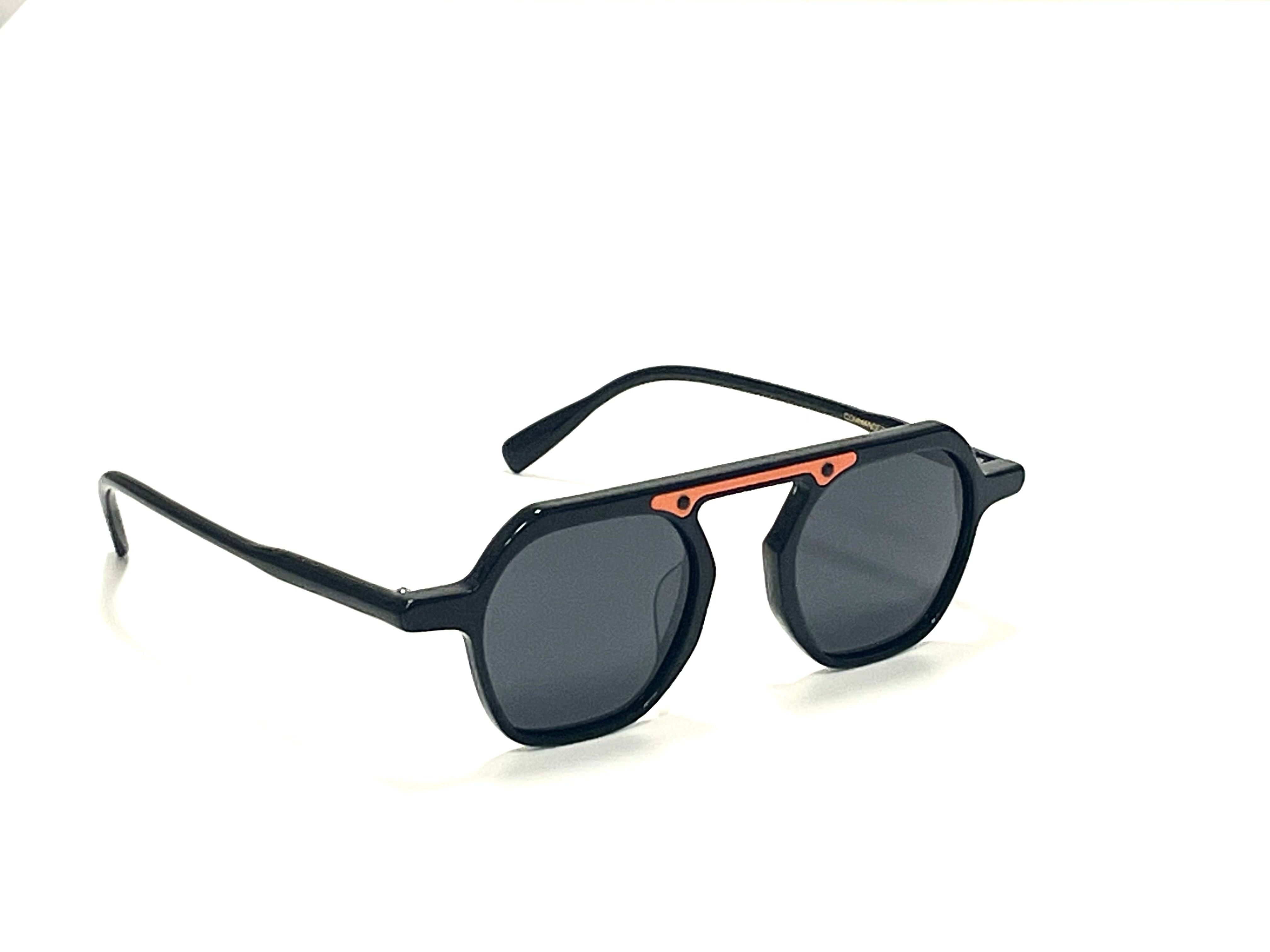 featuring polarized lenses, UV protection, and scratch-resistant acetate design - Luxury Acetate Build of COMMANDER Polarized Shades