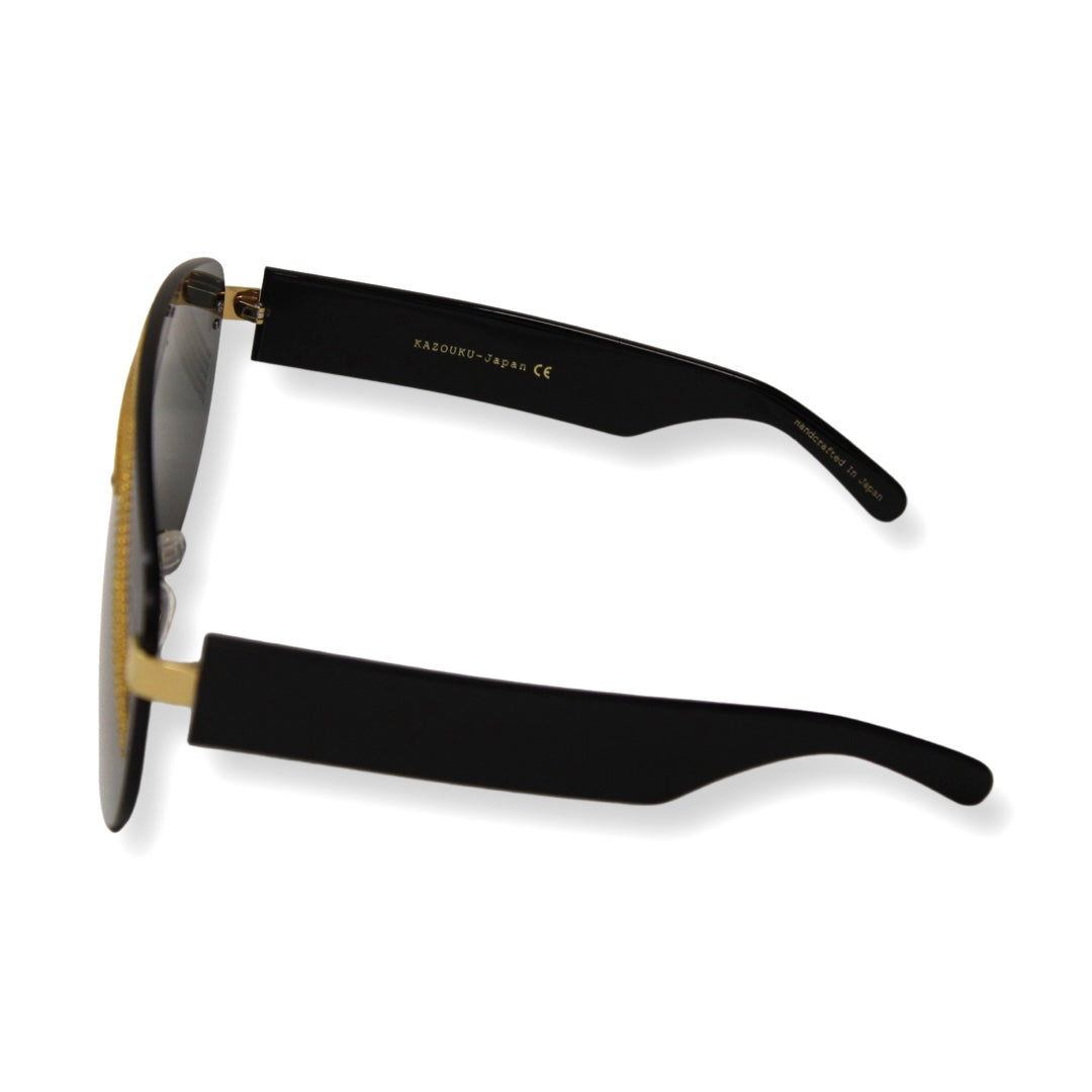 Bold statement sunglasses with single-lens shield design - Premium 3MM Trivex material used in limited edition eyewear

