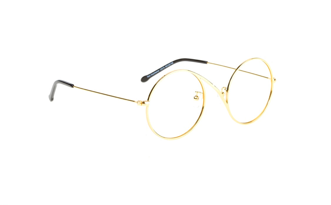 Daydreamer Gold plated glasses suitable for professional and formal occasions - Anti-glare lenses perfect for computer work and screen time