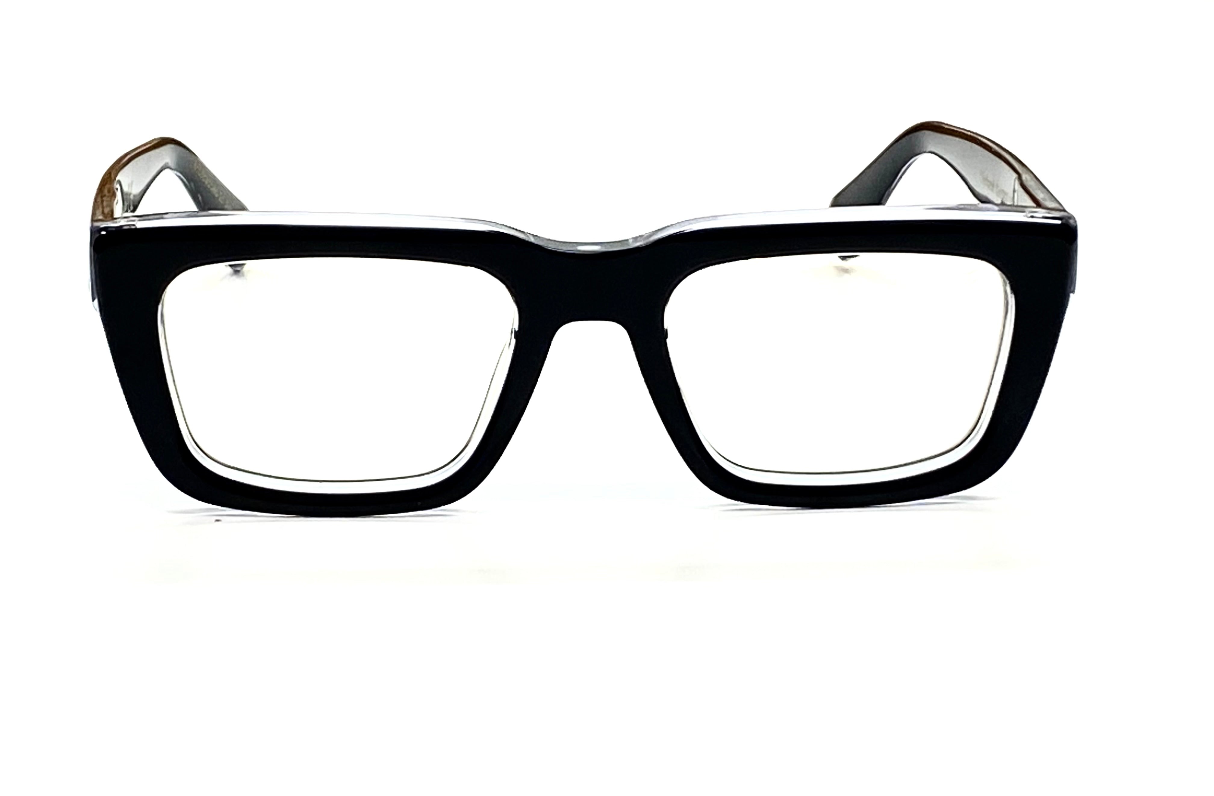 Durable Eyeglass Frames- Premium Optical Frames - Diahard a pair of black framed glasses for men
