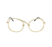 ESCAPE Optical Frame - Metal Eyeglass Frames - 18K Gold-Plated Frames - Silicone Nose Pads - UV Protection Eyewear - Scratch-Resistant Frames