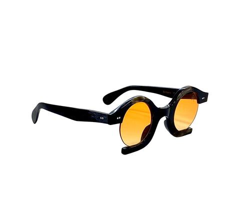 Genuine Horn Sunglasses - Exclusive Texture Frames - Luxury Horn Shades - Unique Horn Design - Premium Sunglasses - Limited Edition Eyewear - Fashionable Horn Frames - Elegant Bridge Design