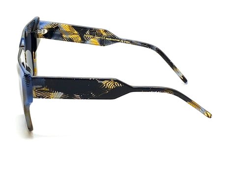 Sleek Acetate Frames- Sunglasses for Style- VALIANT UV Protection- Grey Shades Chic