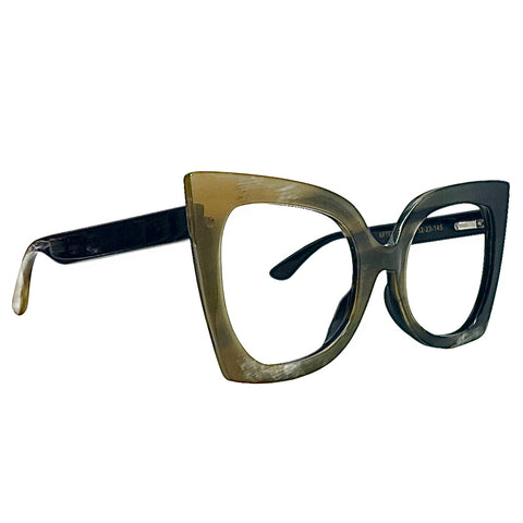 Party Sunglasses - Handcrafted eyewear - Horn frame glasses- UV protection sunglasses- Scratch-resistant shades- Unique horn sunglasses- Designer eyeglasses- Luxury eyewear