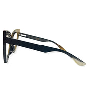 Luxury Horn Frames -
Black and Brown Optical Frames -
Unique Texture Designer Frames