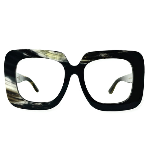 Fuse Premium Optical Frame - gucci optical frames - eyewear shop near me -  modern optical frames - glasses shops - Kazoku Japan - Kazoku Lunettes - Lunettes eyeglasses - Customizable Optical Frames Bespoke Eyeglass Styles Horn Eyeglass Collection Unique Handmade Eyewear Black Horn Frames