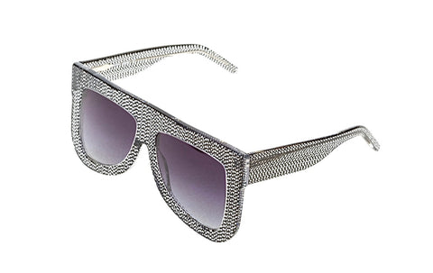 Acetate Sunglasses Fashion- UV Shield Shades- Polarized Lens Style- Acetate Frame Fashion- Grey Gradient Glamour