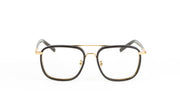 Temptation Optical Frames - Acetate and Metal Eyewear- 18k Gold Plated Frames- Polycarbonate Lens Technology