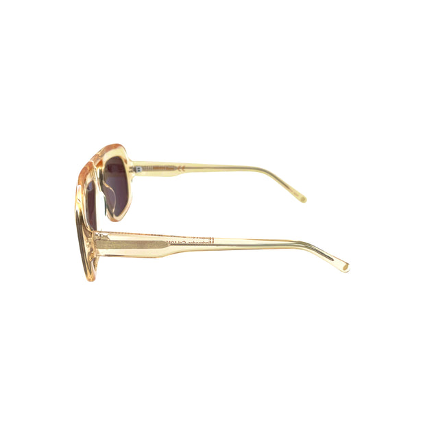 Solid Lens Style- Keyhole Bridge Fashion- Acetate Sunglasses Collection- Trendy Keyhole Bridge Design