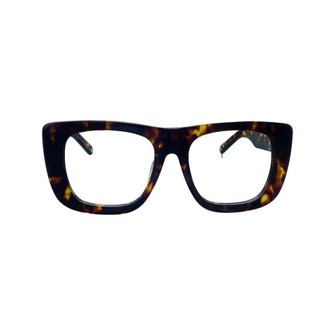 Icon Optical Frame - Acetate Eyewear- U Fit Bridge- 5 Barrel Hinges- CR39 Lenses- UV Protection Glasses