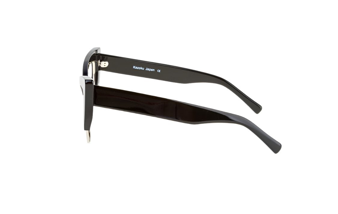 Monica Black Anti-reflection lenses perfect for computer and screen use - Fashion frames ready for prescription lens customization - Protective features in stylish everyday eyewear

