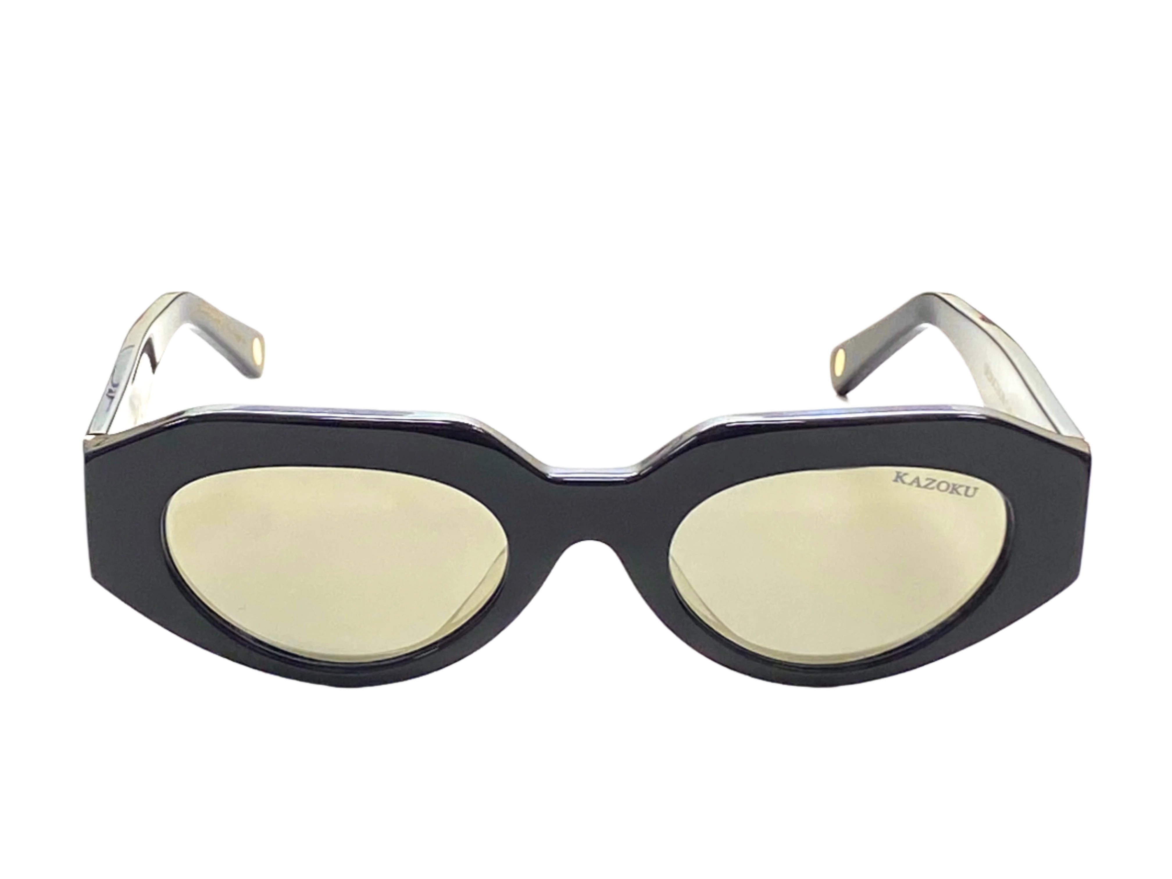 Seduction Top Black sunglasses with silver accents - Double gradient effect in sunlight - Sunglasses case with magnetic closure - Best Smart Sunglasses