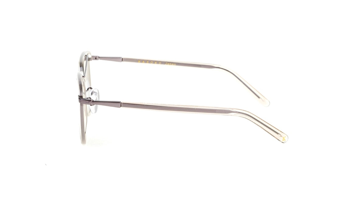 Designer Double Bridge Acetate Frames Kazoku - Temptation Sunglasses Back View on Head