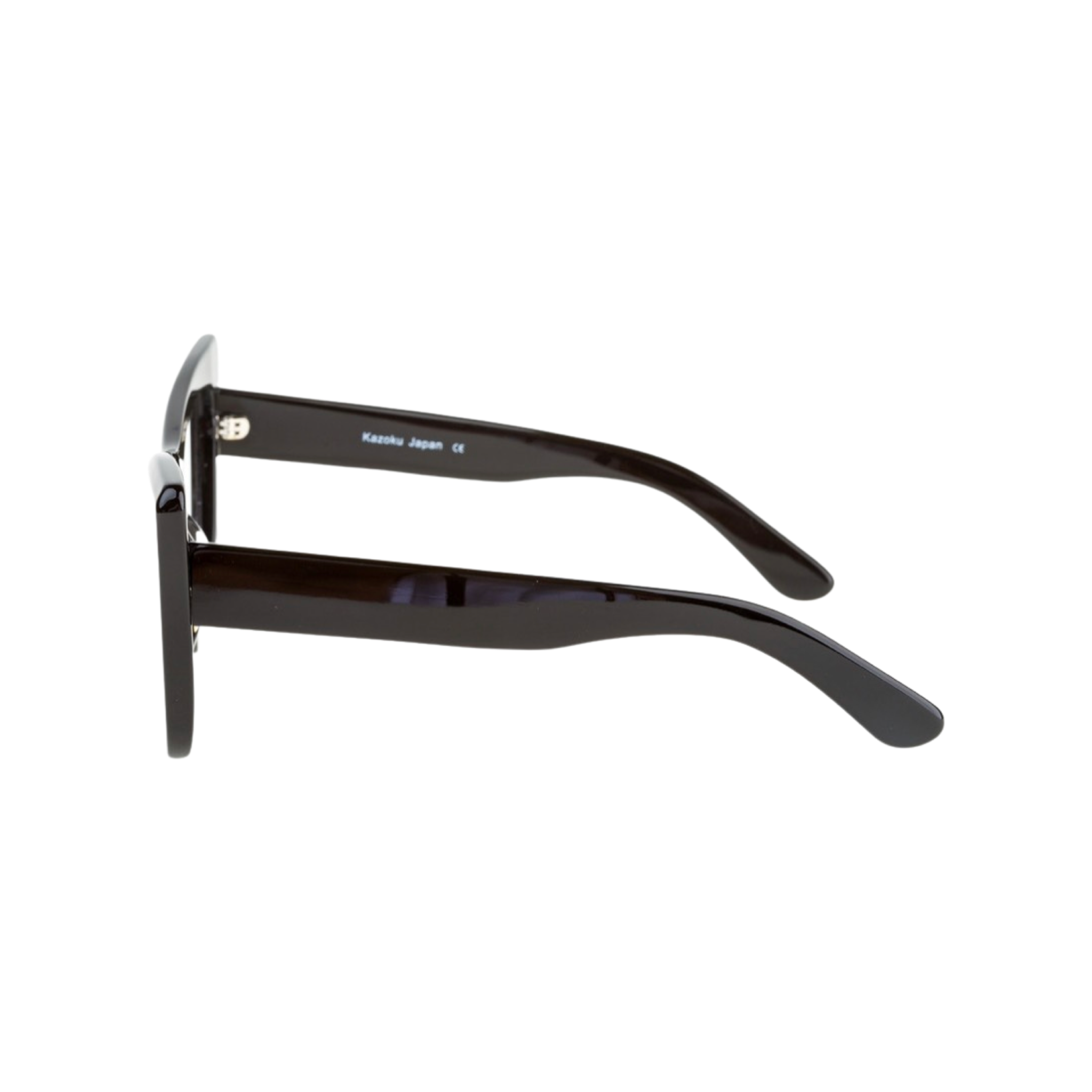 Top Black Spring hinge mechanism close-up on acetate temples -  Best Versatile eyewear suitable for active lifestyles

