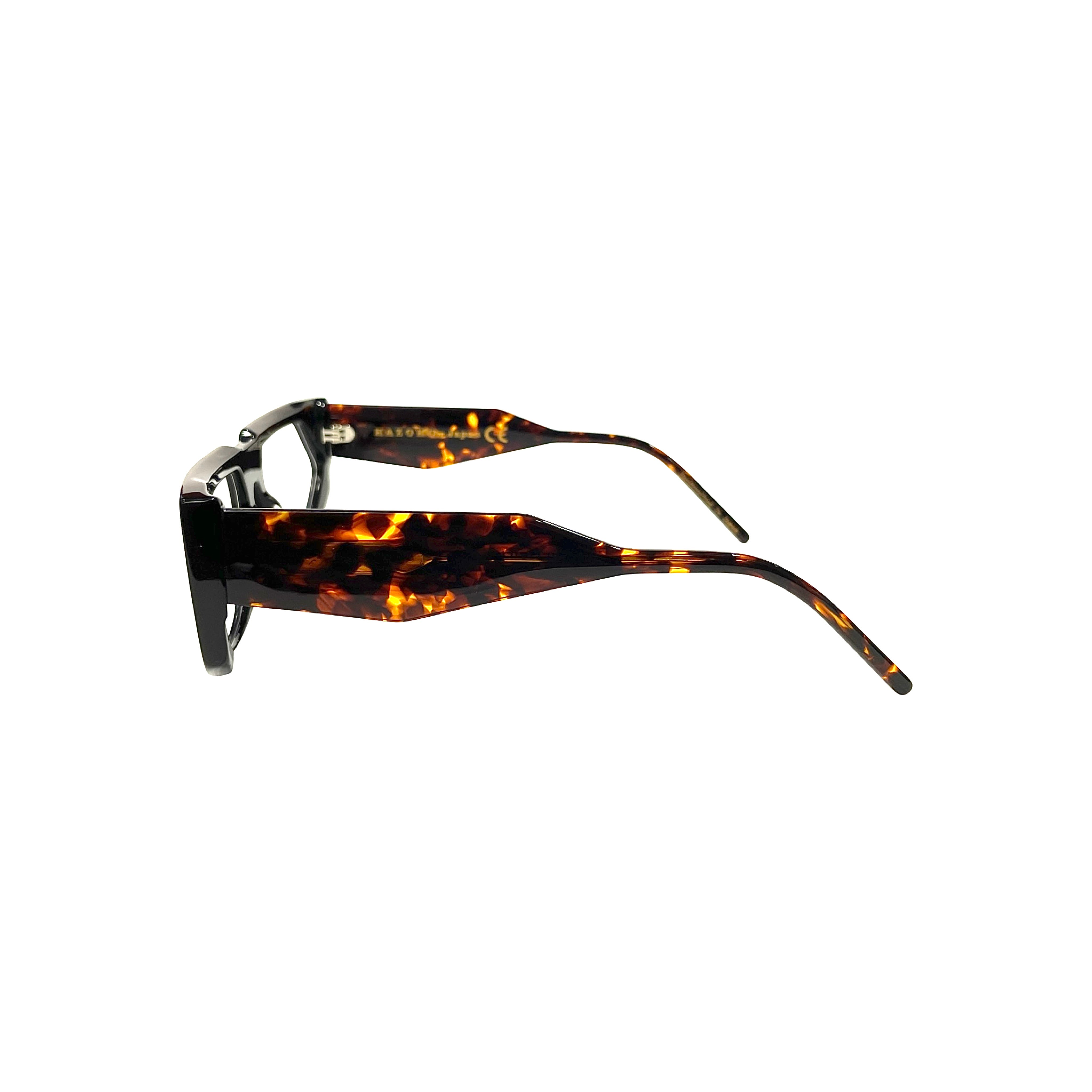 Wildfire glasses displayed on a workspace with accessories - Wildfire 5-barrel hinges over standard hinges for durability