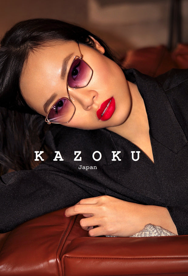 Nighthawk - Kazoku Lunettes - black and gold ray bans - metal sunglasses -  classic sunglasses - women's eyeglasses